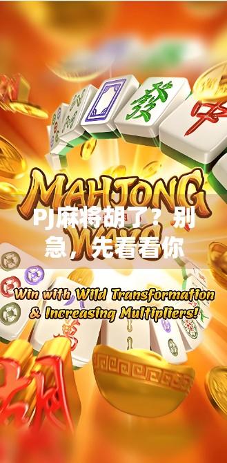 PJ麻将胡了?别急,先看看你是不是被套路了! PJ麻将胡了?别急,先看看你是不是被套路了!