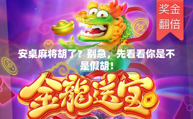 安桌麻将胡了?别急,先看看你是不是假胡! 安桌麻将胡了?别急,先看看你是不是假胡!