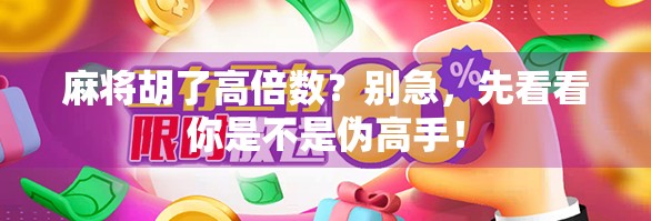 麻将胡了高倍数?别急,先看看你是不是伪高手! 麻将胡了高倍数?别急,先看看你是不是伪高手!