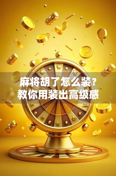 麻将胡了怎么装?教你用装出高级感,赢牌又赢人! 麻将胡了怎么装?教你用装出高级感,赢牌又赢人!