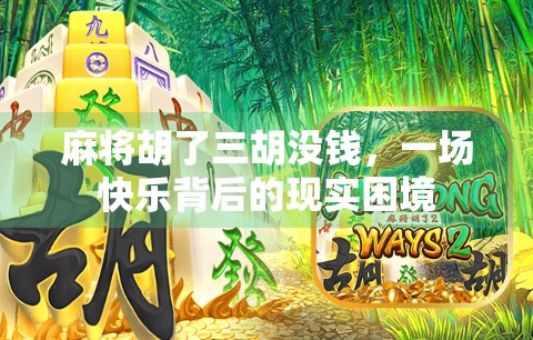 麻将胡了三胡没钱,一场快乐背后的现实困境 麻将胡了三胡没钱,一场快乐背后的现实困境